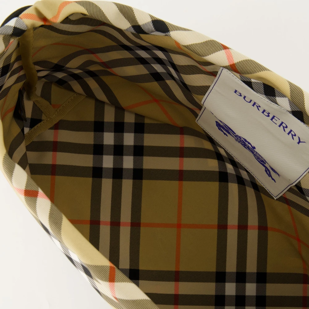 Burberry Geruite Vintage Clutch Beige Heren