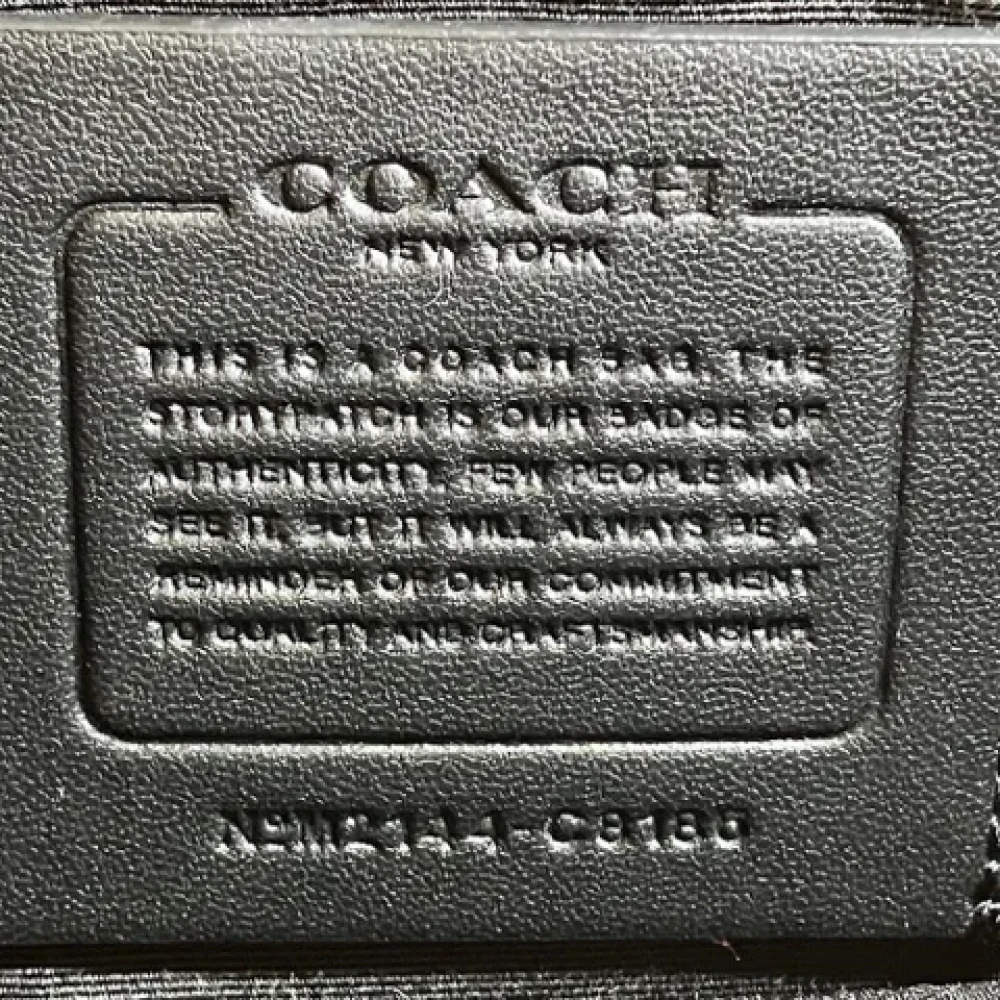 Coach Pre-owned Canvas shoulder-bags Black Dames