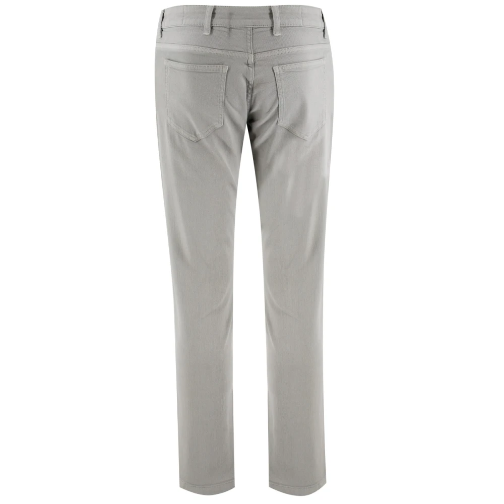 Eleventy Regular-Fit Broek met Zakken en Sluiting Green Heren