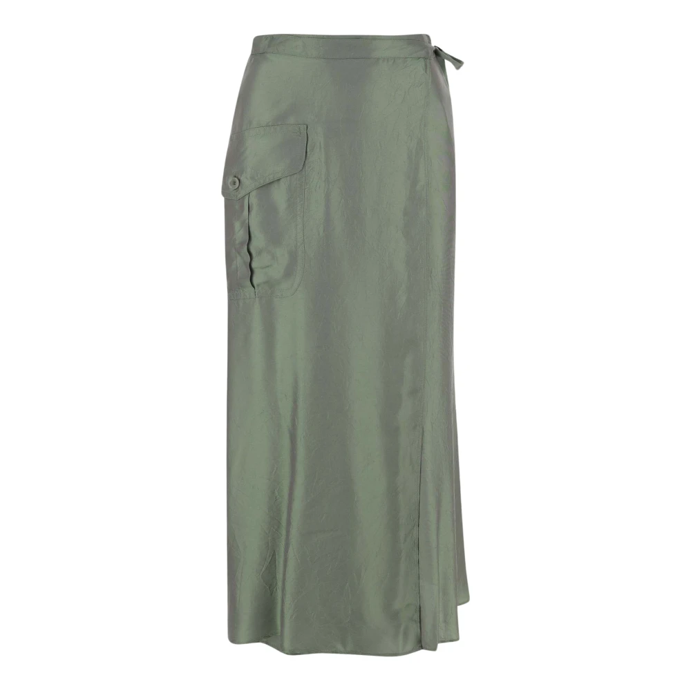Aspesi Casual Katoenen Overhemd Green Dames