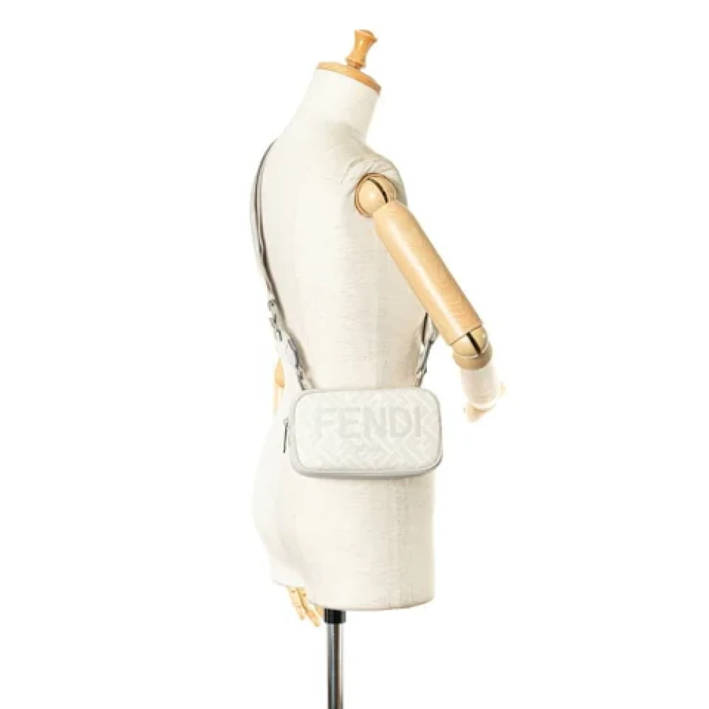 Fendi Vintage Pre-owned Plastic crossbody-bags White Dames