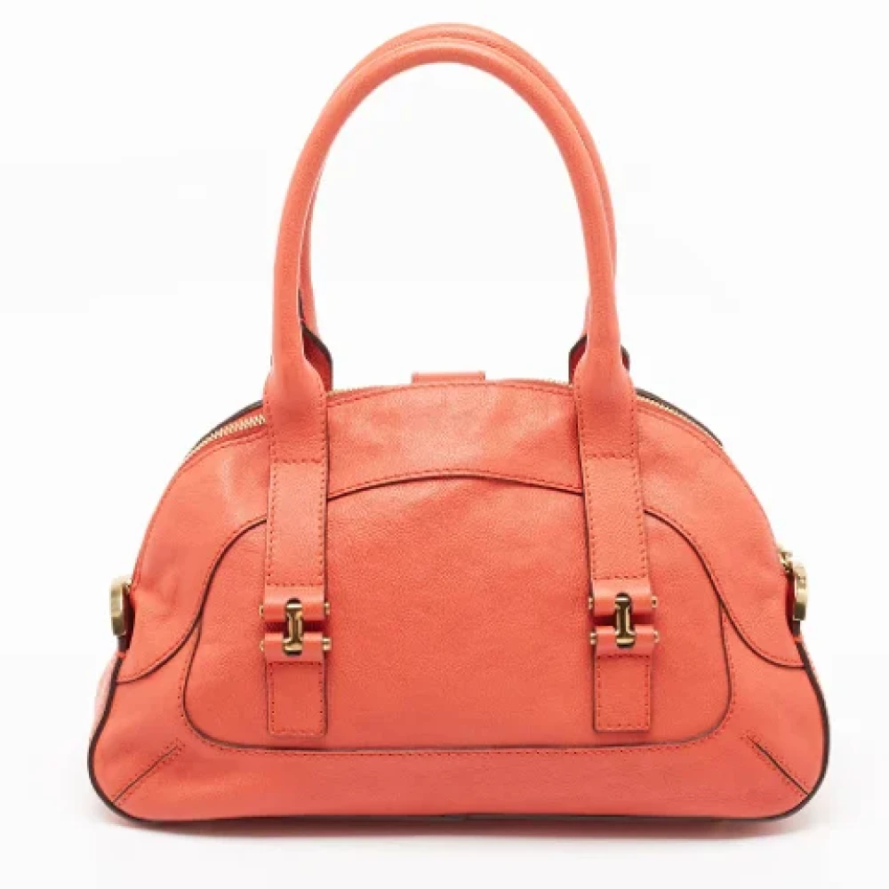 Chloé Pre-owned Leather handbags Red Dames