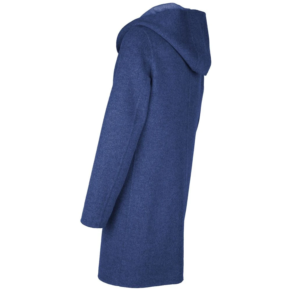 Made in Italia Blauwe wollen jas met Loro Piana-stof Blue Heren