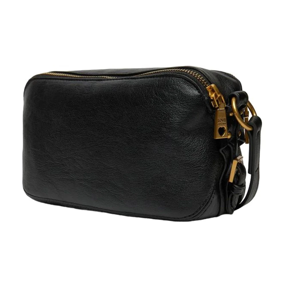 Moschino Zwarte Synthetische Dames Schoudertas Black Dames