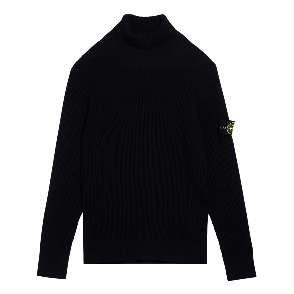 Stone Island Trui Dolcevita Blue Heren