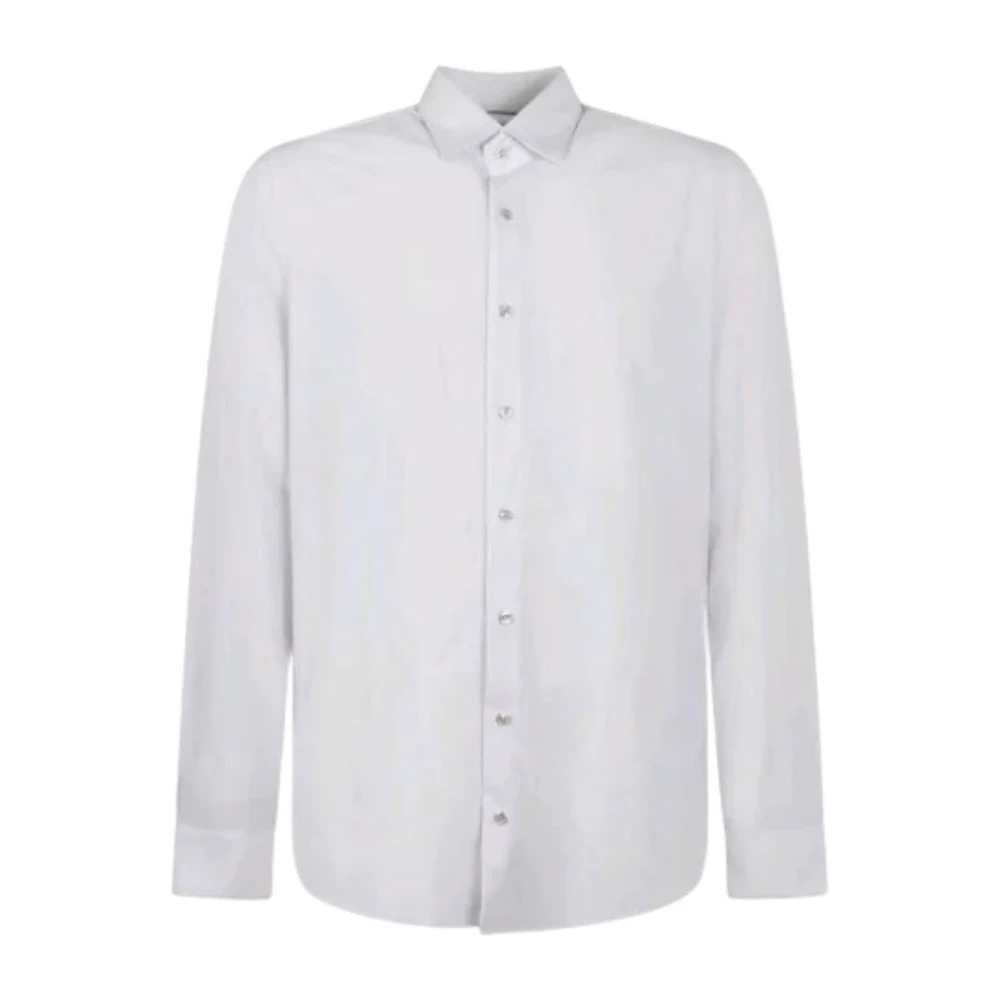 Michael Kors Men's White Performance Slim Shirt