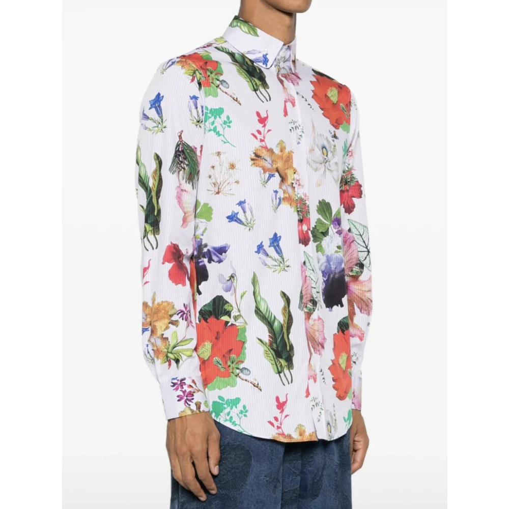 Vivienne Westwood Bloemen knoopshirt Multicolor Heren