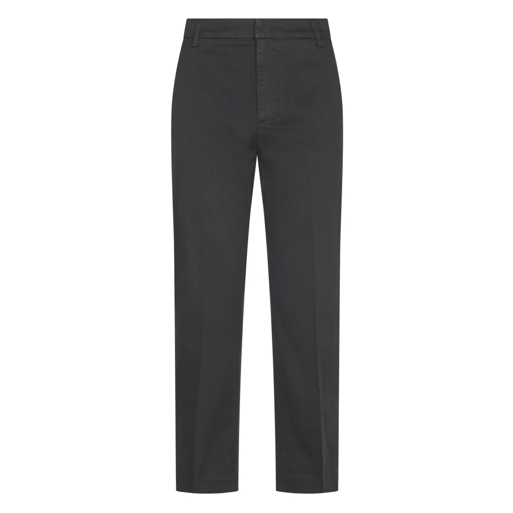 Dondup Nima ZIP Broek Black Dames