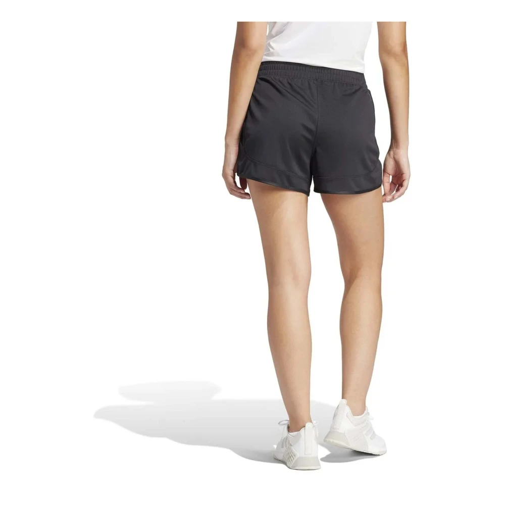 Adidas Pacer Essentials Knit High-Rise Shorts Black Dames
