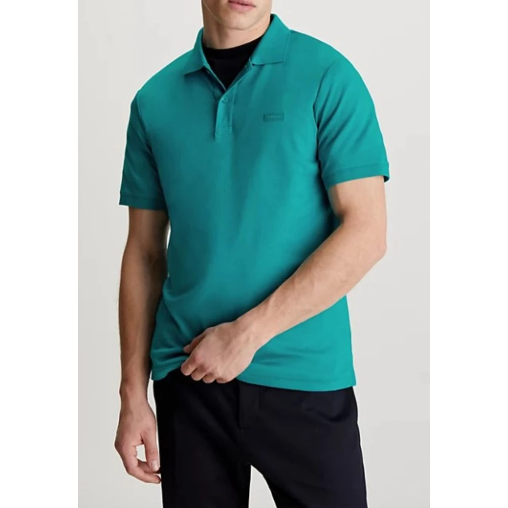 Calvin Klein Heren Slim Fit Polo Green Heren
