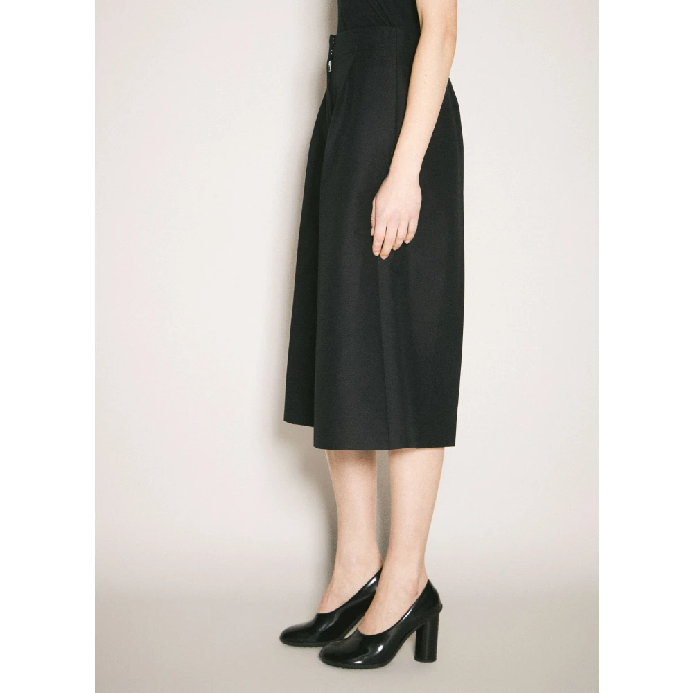 Marni Katoen Cady Cropped Ballon Broek Black Dames