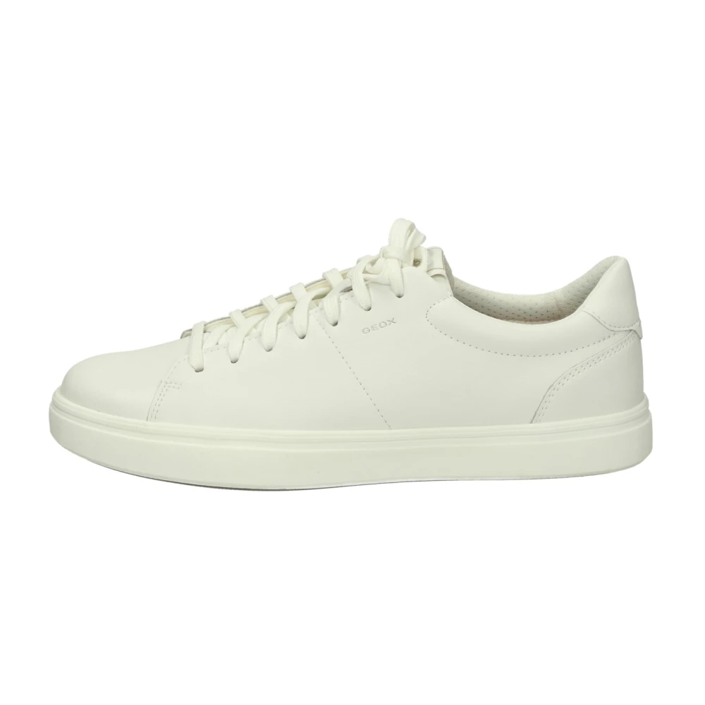 Geox Men's White Baltmoore Sneaker - Sneakers - 9 Uk - Shoes