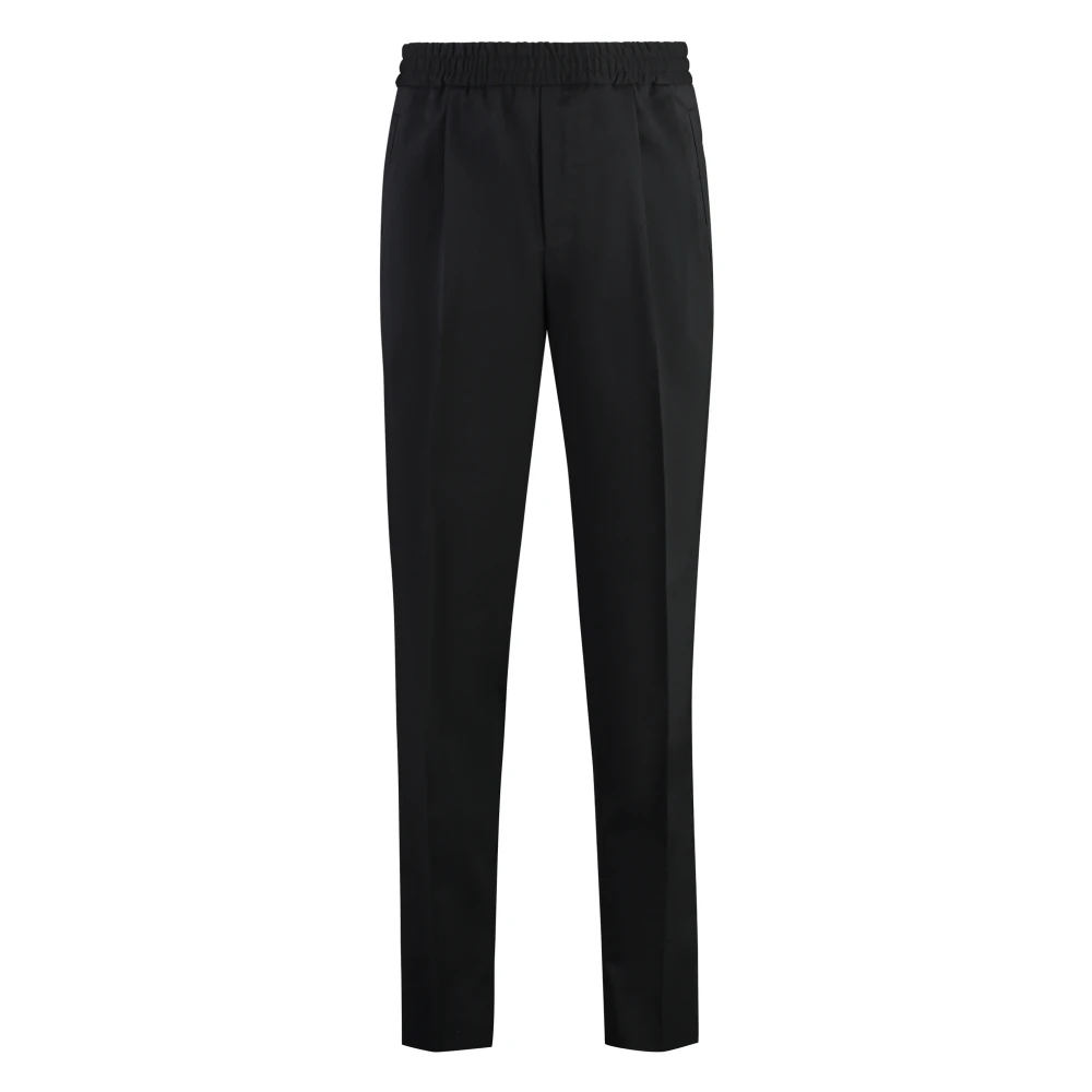Ermenegildo Zegna Wollen sweatpants met zakken Black Heren