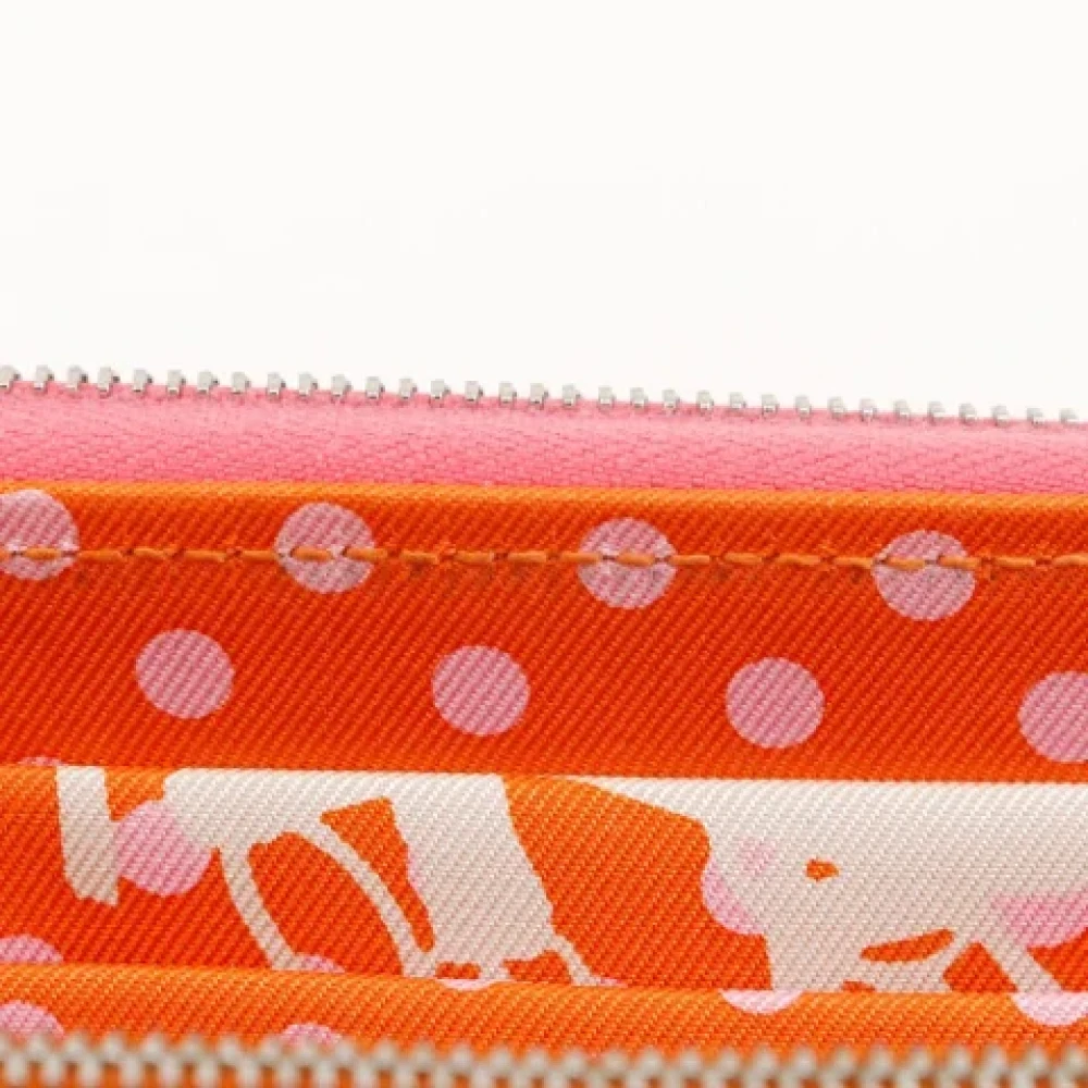 Hermès Vintage Pre-owned Leather wallets Pink Dames