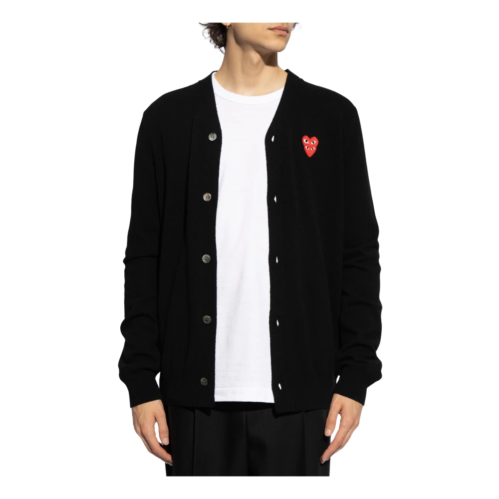 Comme des Garçons Play Trui met logo Black Heren