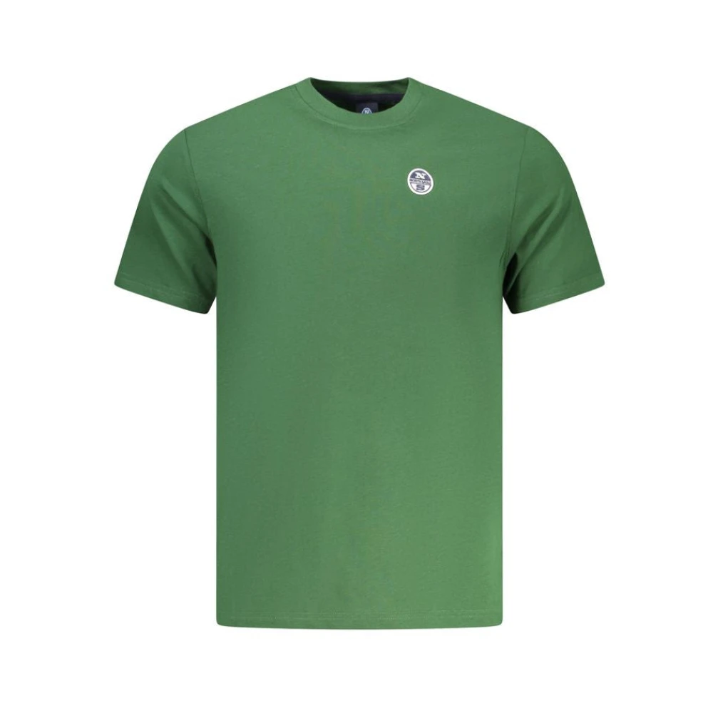North Sails Hombre Verde Camisetas, Talla: Xl