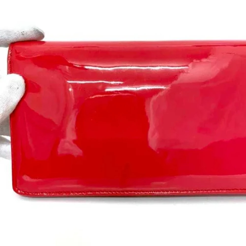Chanel Vintage Pre-owned Leather wallets Pink Dames