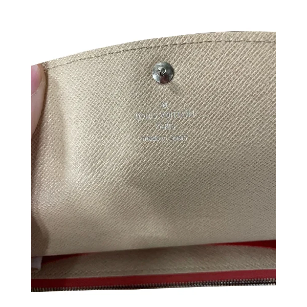 Louis Vuitton Vintage Pre-owned Leather wallets Red Dames
