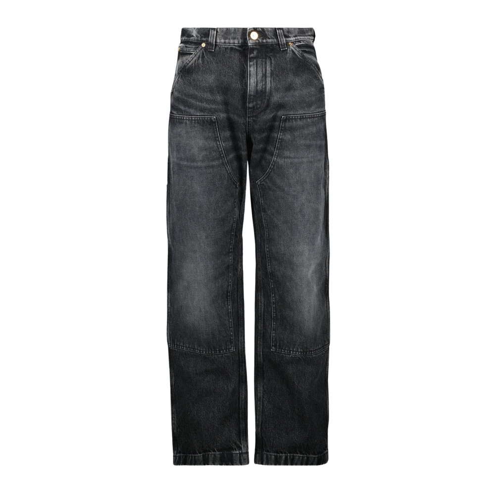 Versace Men's Black Straight Jeans,, Classic Cargo Jeans Spring-Summer 2025 W31