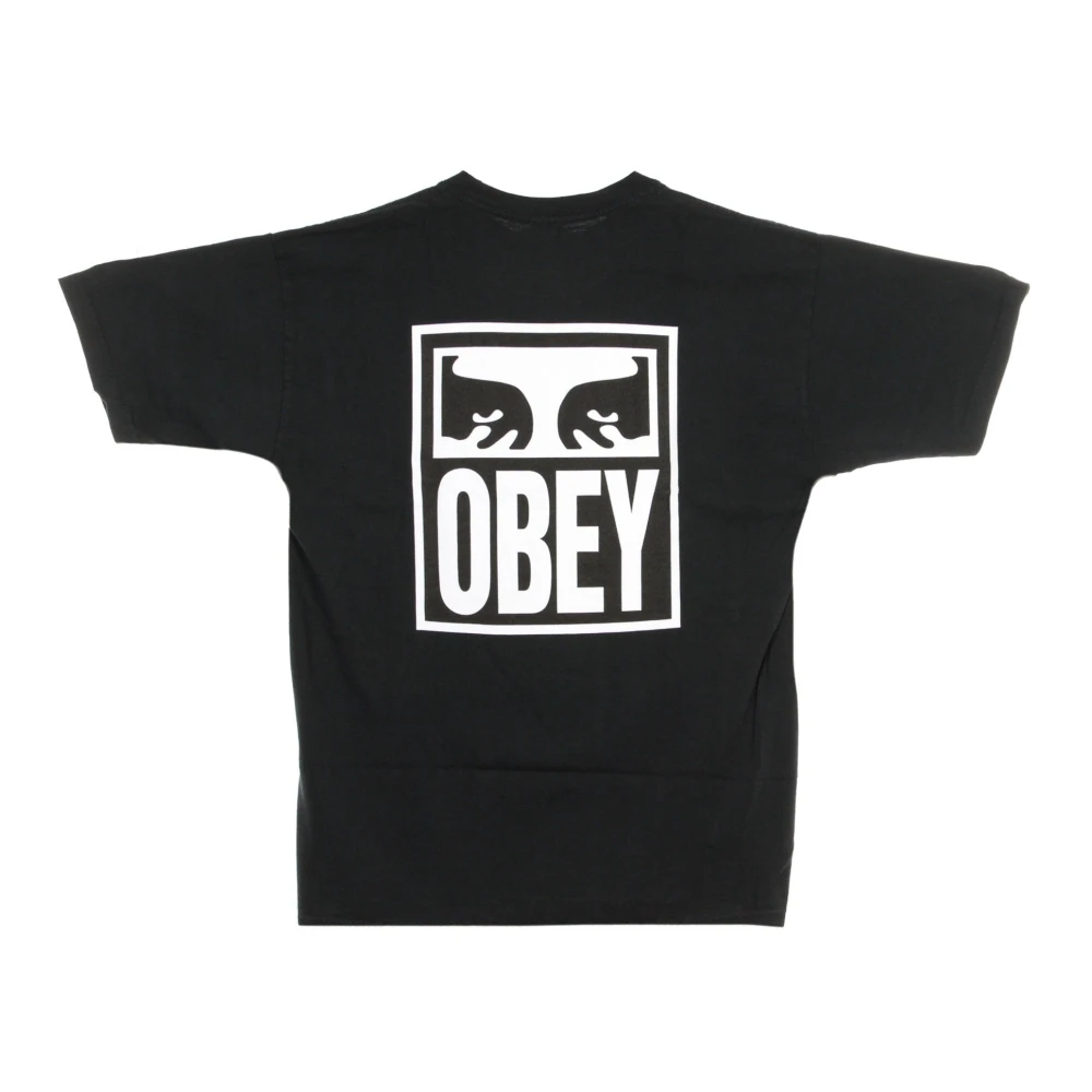 Obey Zwarte Eyes Icon T-shirt Black Heren