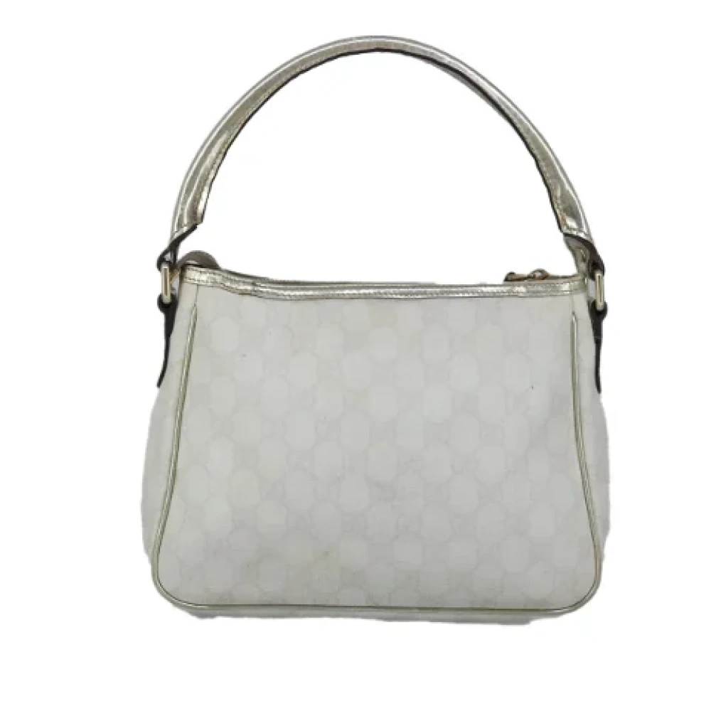 Gucci Vintage Pre-owned Canvas gucci-bags White Dames
