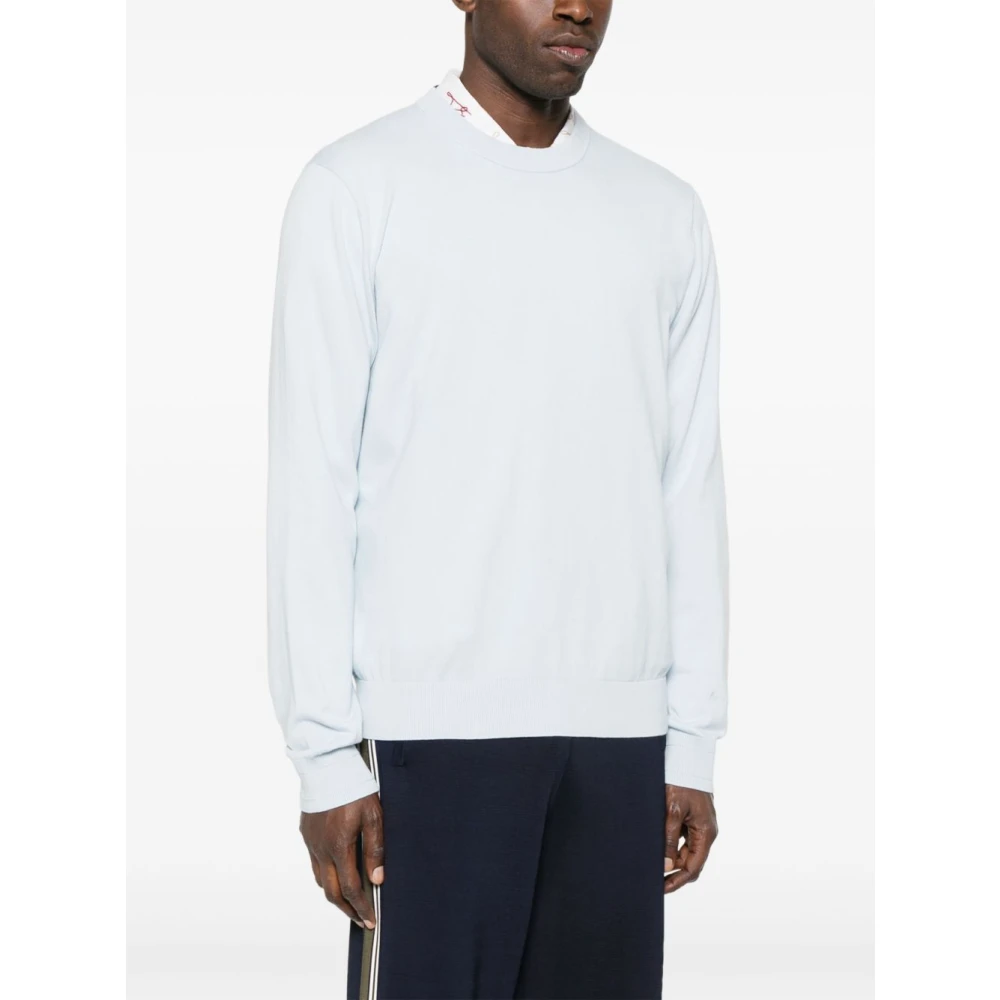 PS By Paul Smith Blauwe Sweater Celeste Stijl White Heren