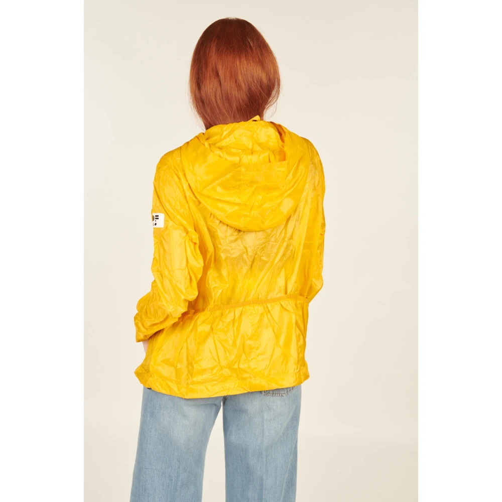 OOF Wear Gele Opvouwbare Jas met Capuchon Yellow Dames