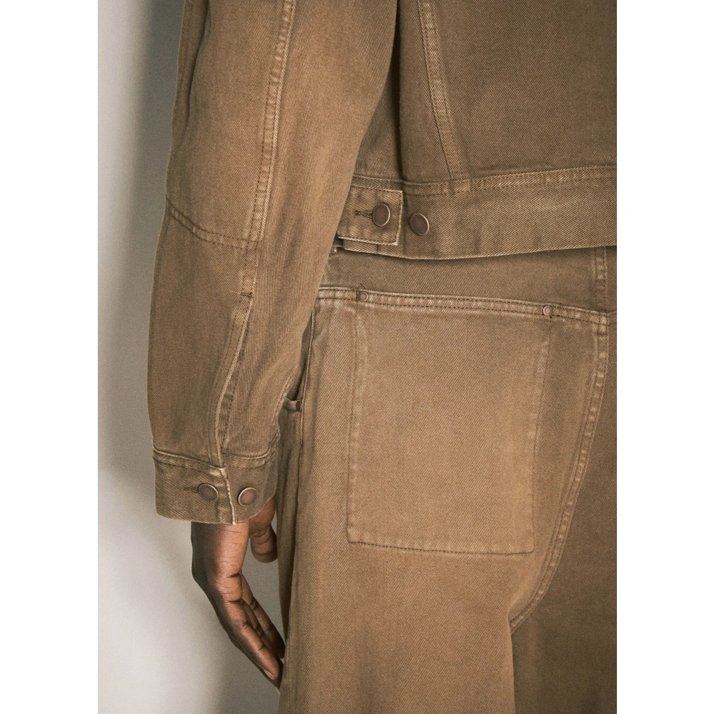 Entire Studios Klassieke Denim Jack Brown Heren