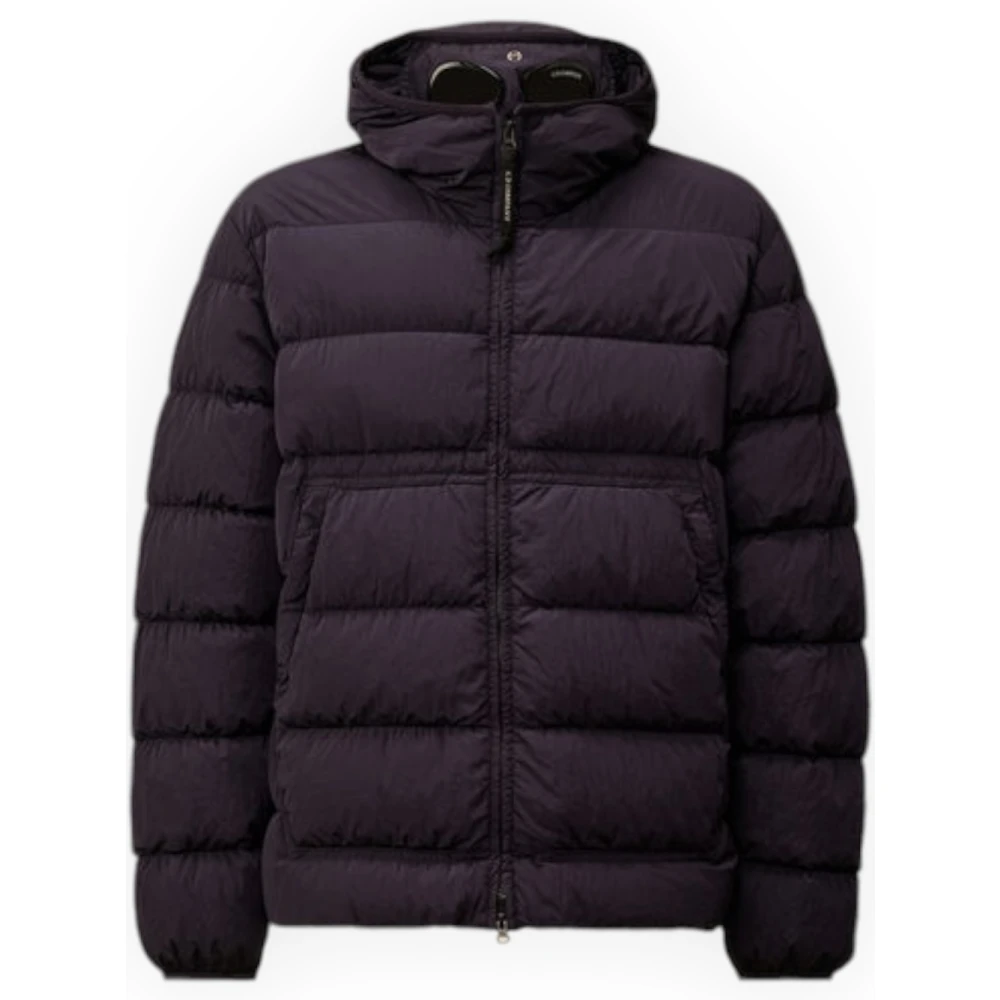 C.P. Company Blauwe Chrome-R Jas voor Heren Black Heren