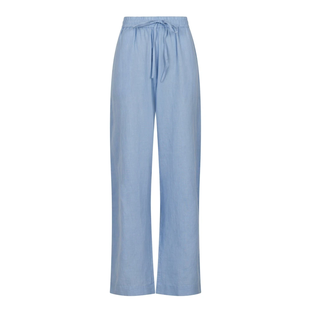 NEO NOIR Wide Trousers Blue Dames