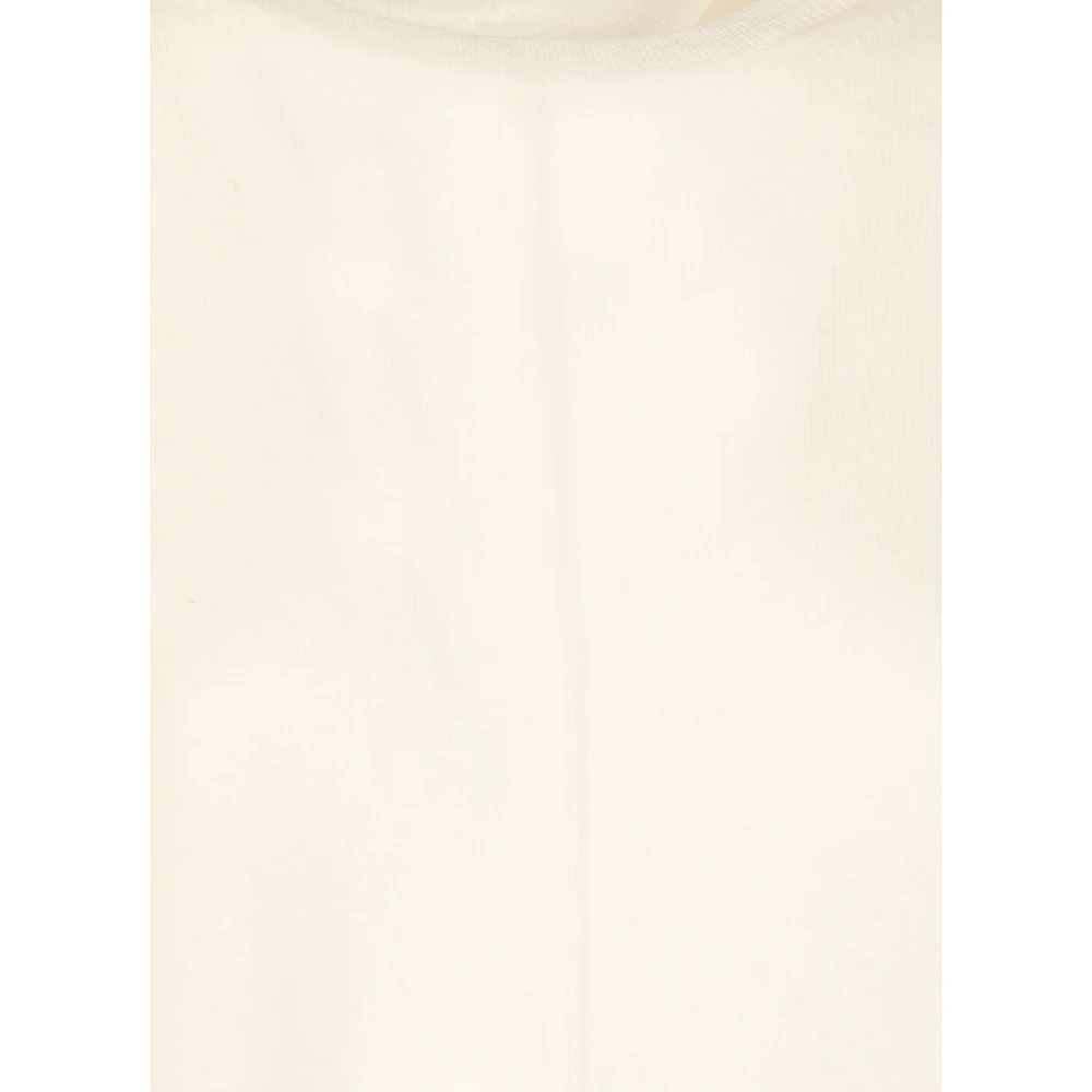 Kangra Witte Kasjmier Wollen Trui Vrouwen Ronde Hals White Dames