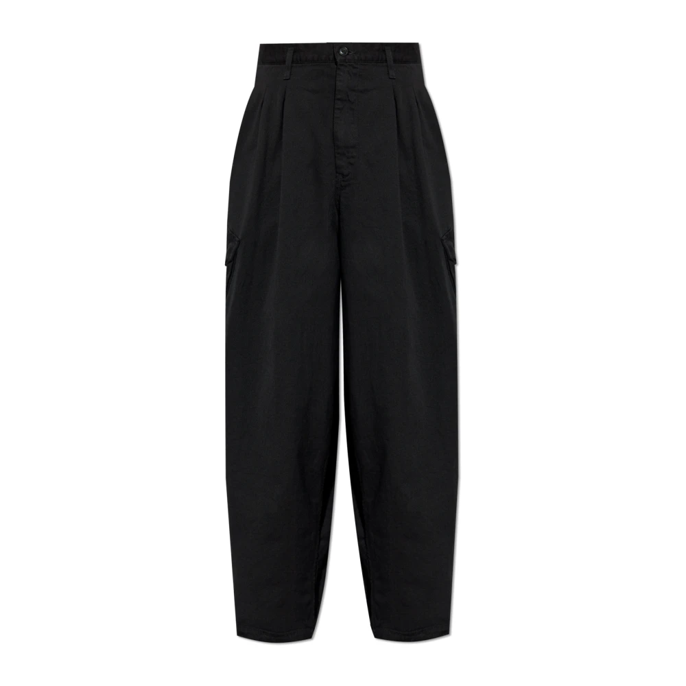 Y-3 Broek met zakken Black Heren