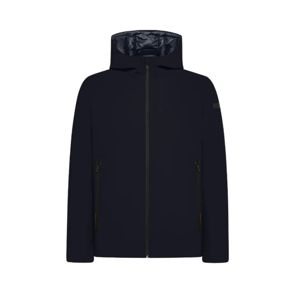 Rrd Blå Vattentät Dunjacka