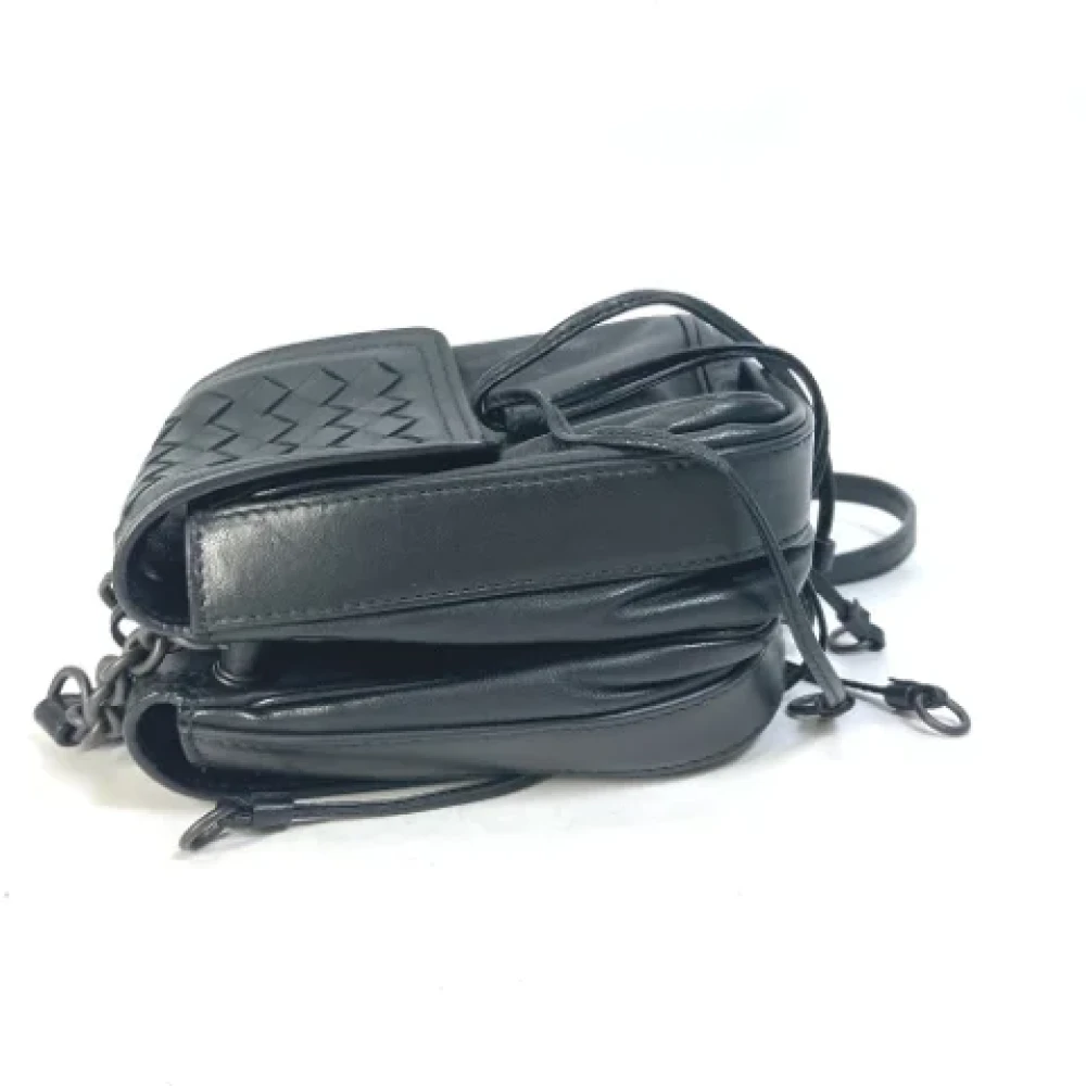Bottega Veneta Vintage Pre-owned Leather pouches Black Dames