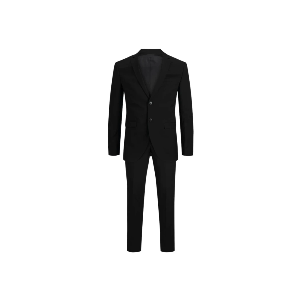 Jack & Jones Men's Black Single Breasted Suits, 2XL, Elegant Solaris Suit