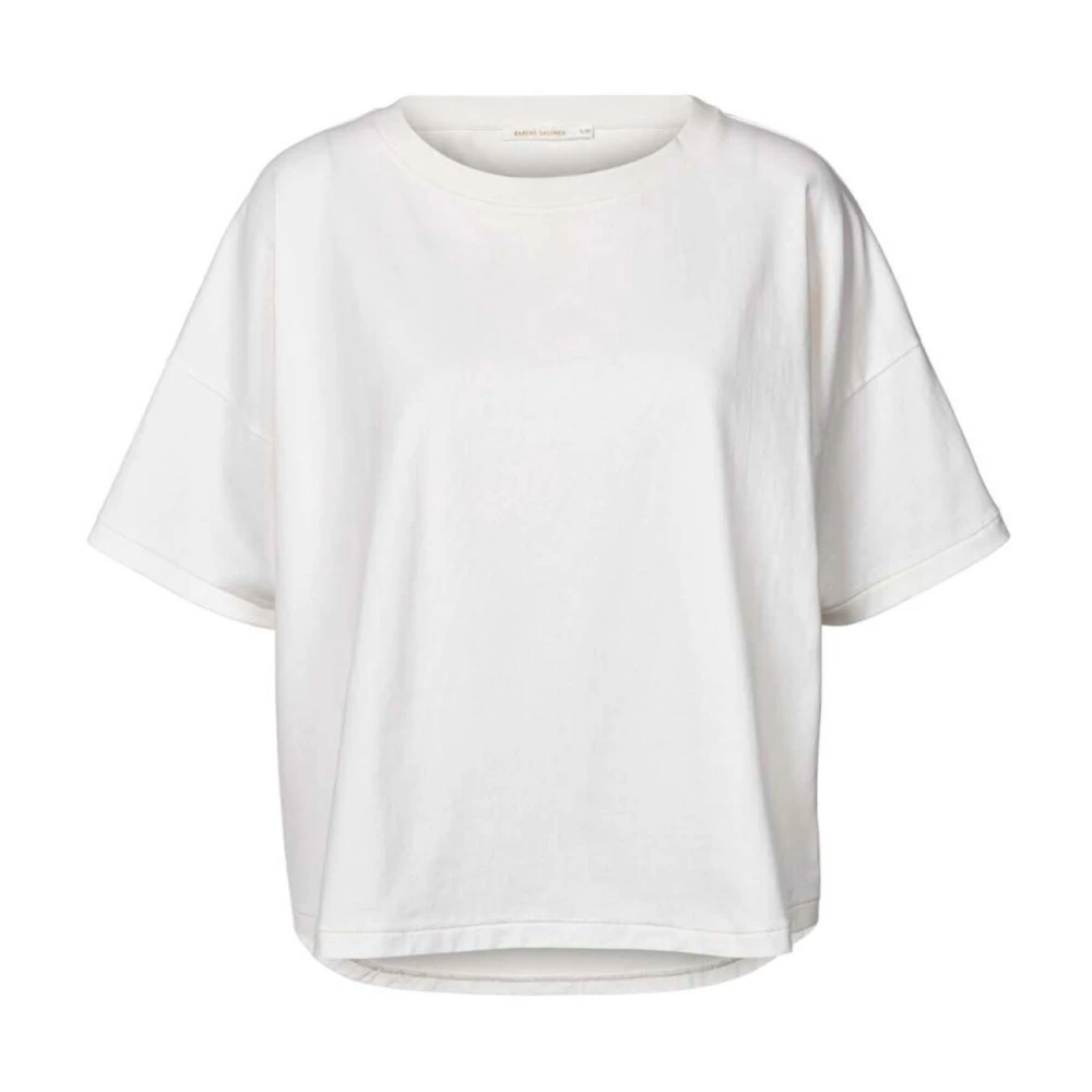 Rabens Saloner Witte T-shirt Margot Top White Dames