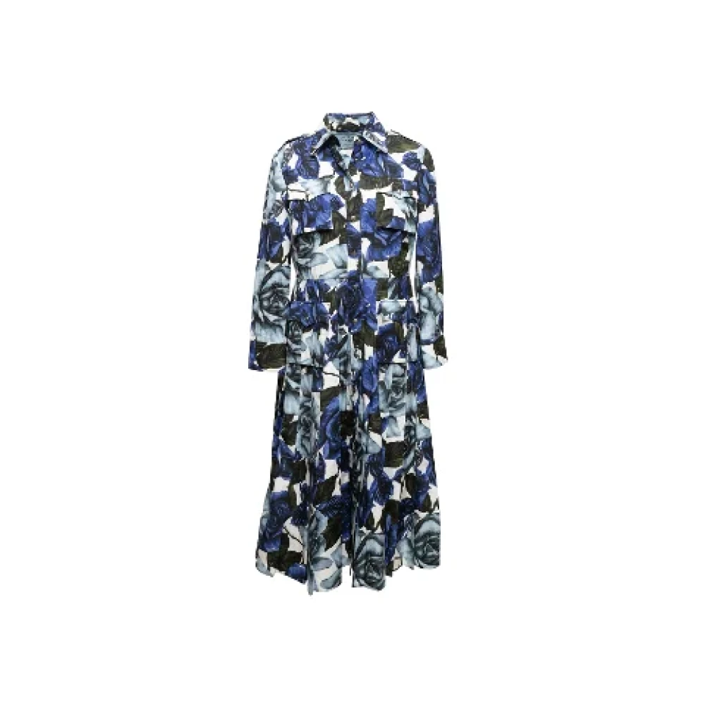 Prada Vintage Pre-owned Fabric dresses Blue Dames