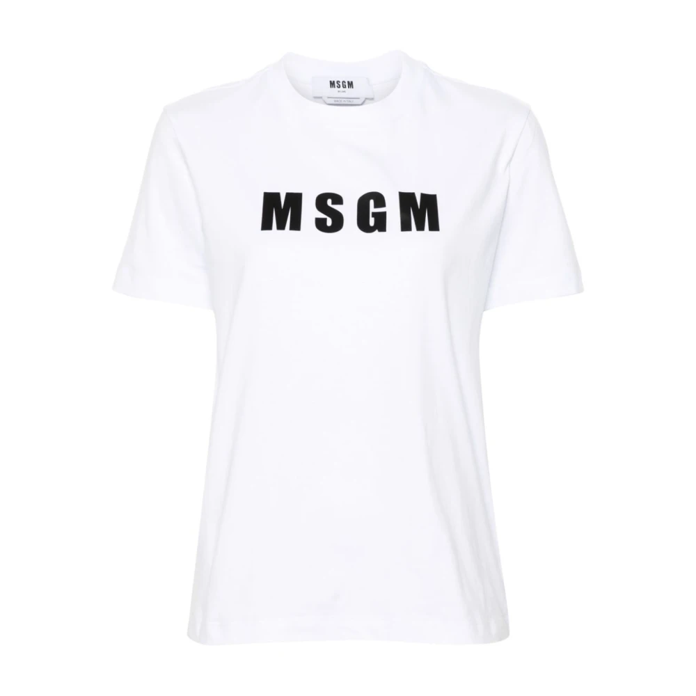 Msgm Snygga T-shirts och Polos White, Dam