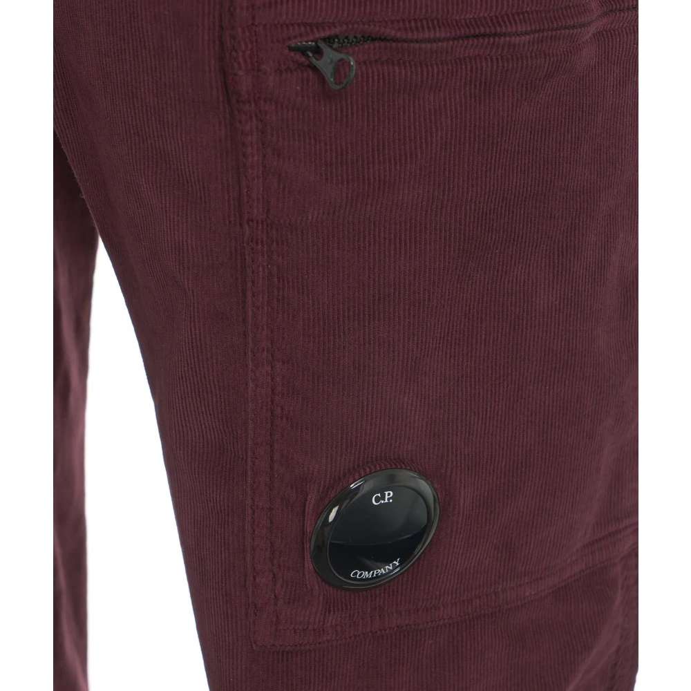 C.P. Company Rode Broek Aw24 Brown Heren