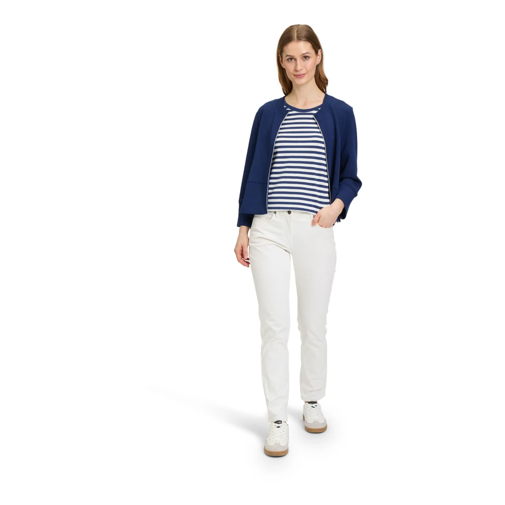 Betty Barclay Gestreept Basic Shirt Trendy Stijl Green Dames