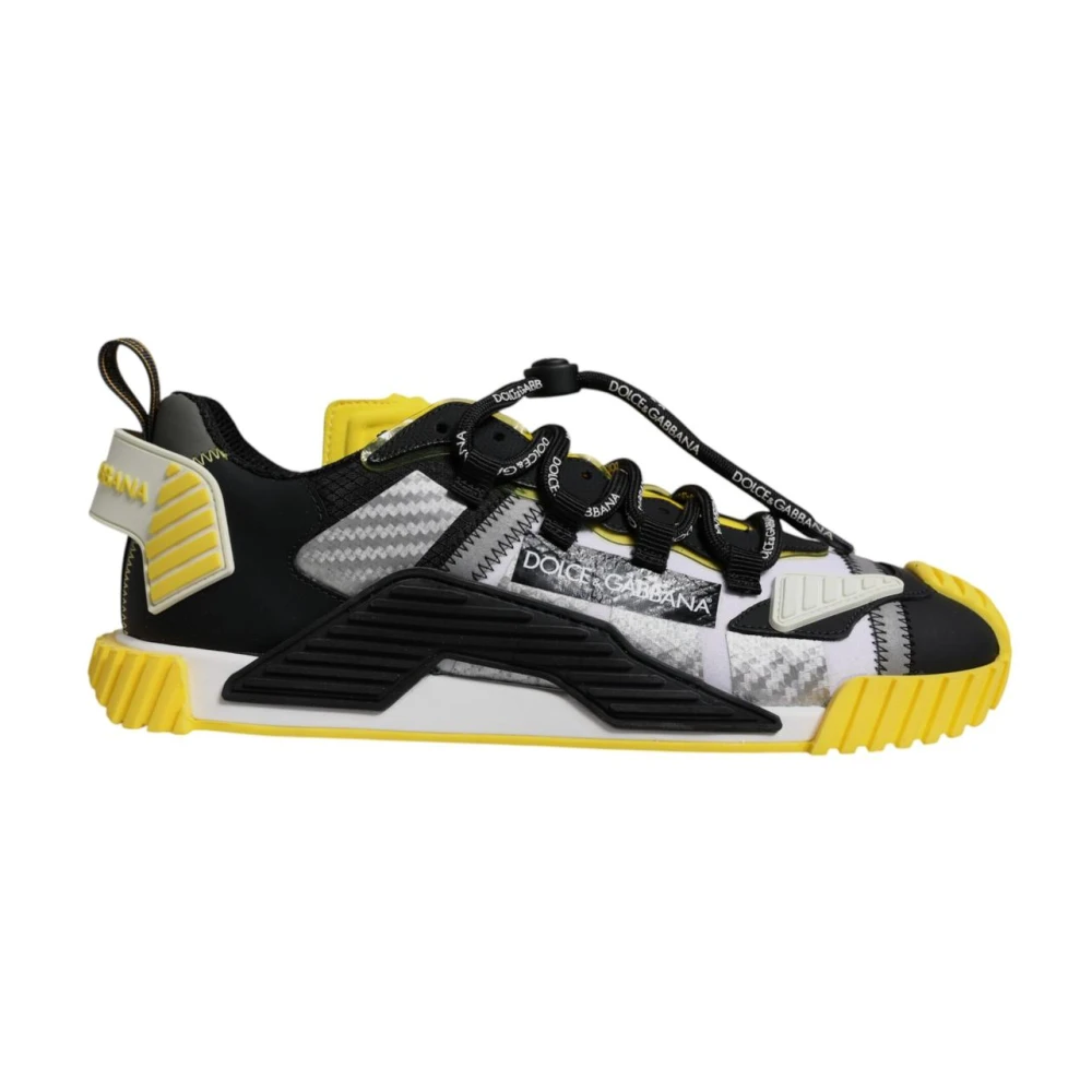 Dolce & Gabbana Men's Multicolor Sneakers, 7 1/2 Uk, Low-Top Ns1 Sneaker Shoes