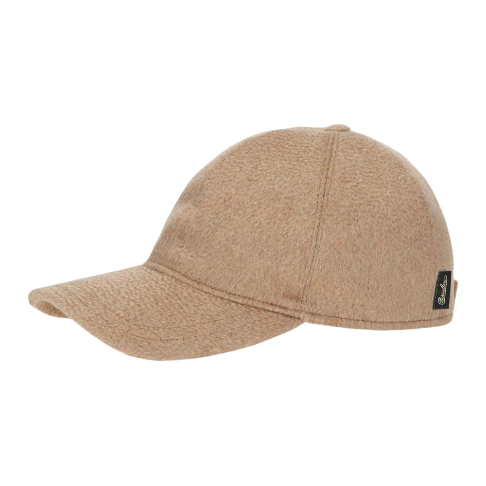Borsalino Vlag Logo Baseballpet Comfort Fit Brown Unisex
