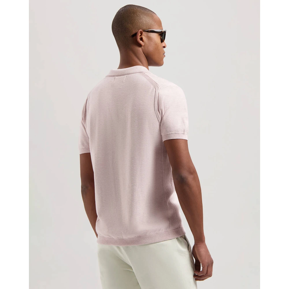Dstrezzed Mercury Short Sleeve Polo Pullover Purple Heren