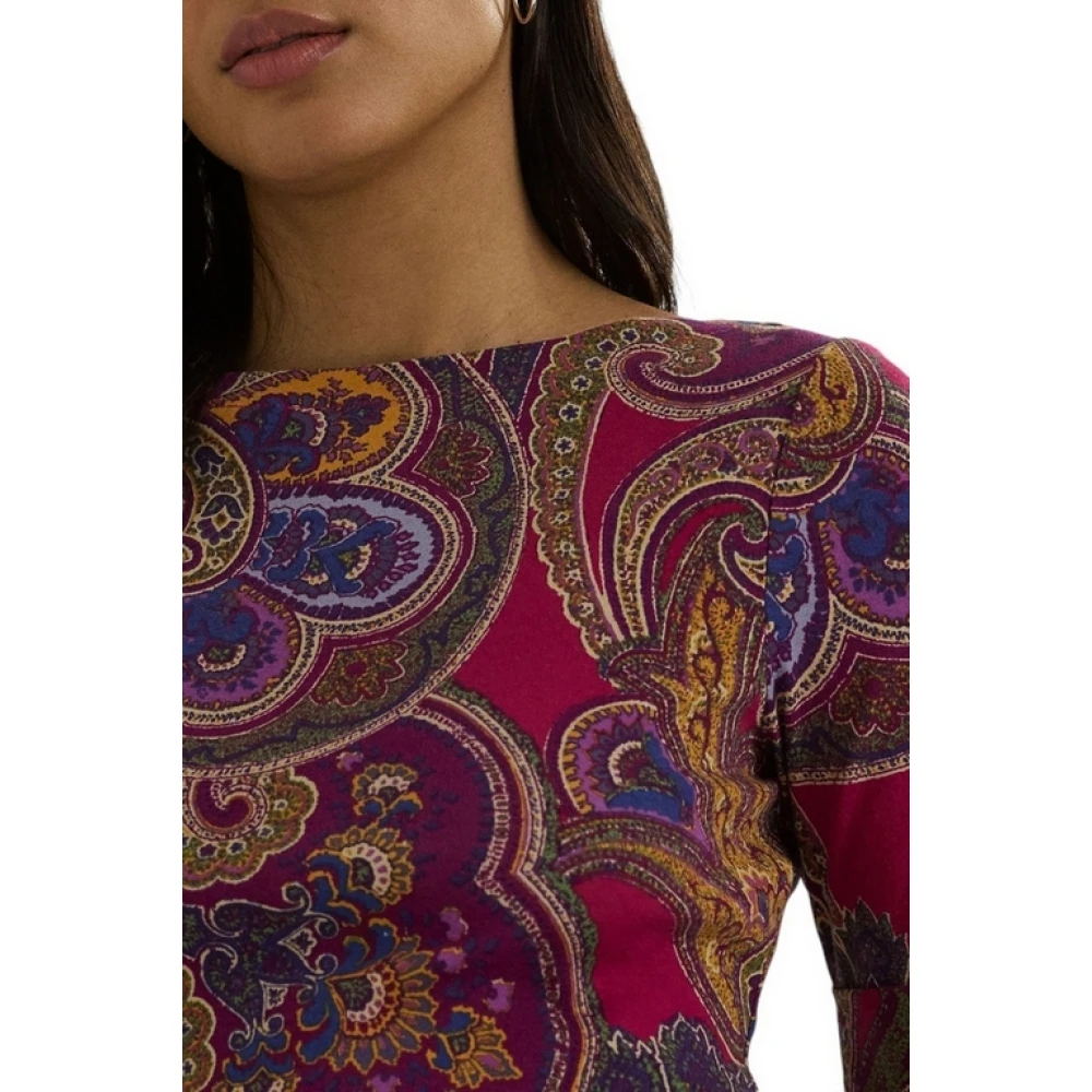 Ralph Lauren T-shirts en Polos Fuchsia Multicolor Dames
