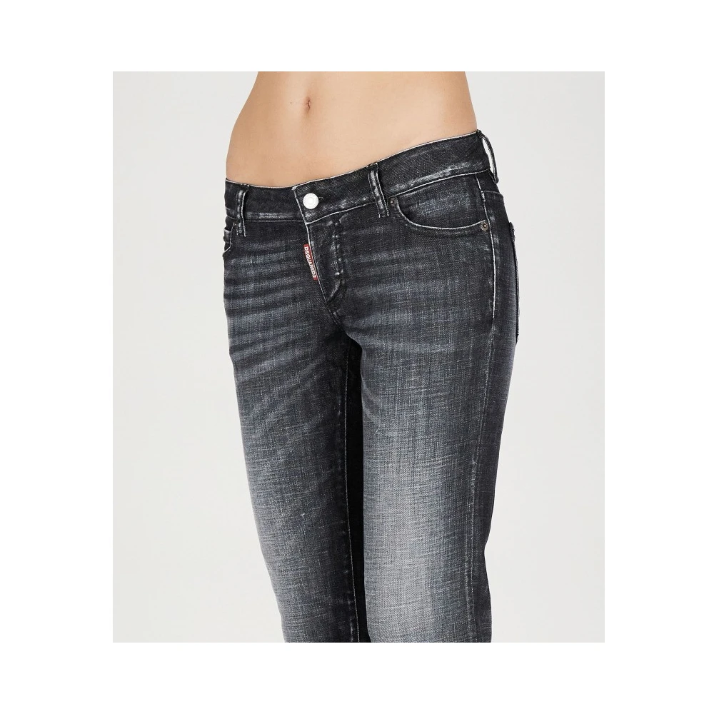 Dsquared2 Zwarte Skinny Jennifer Jeans Black Dames