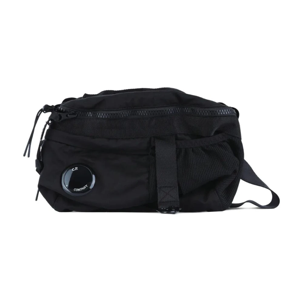 C.p. Company Men's Black Bum Bags, One Size, Nylon B Lens Waistbag