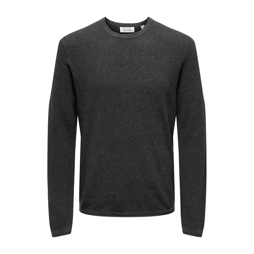 Only & Sons Stijlvolle Gebreide Collectie Black Heren