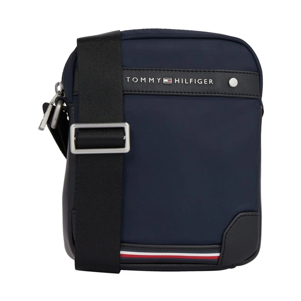 Tommy Hilfiger Uomo Blu Borsa A Tracolla Da Stile Urban - Immagine 3