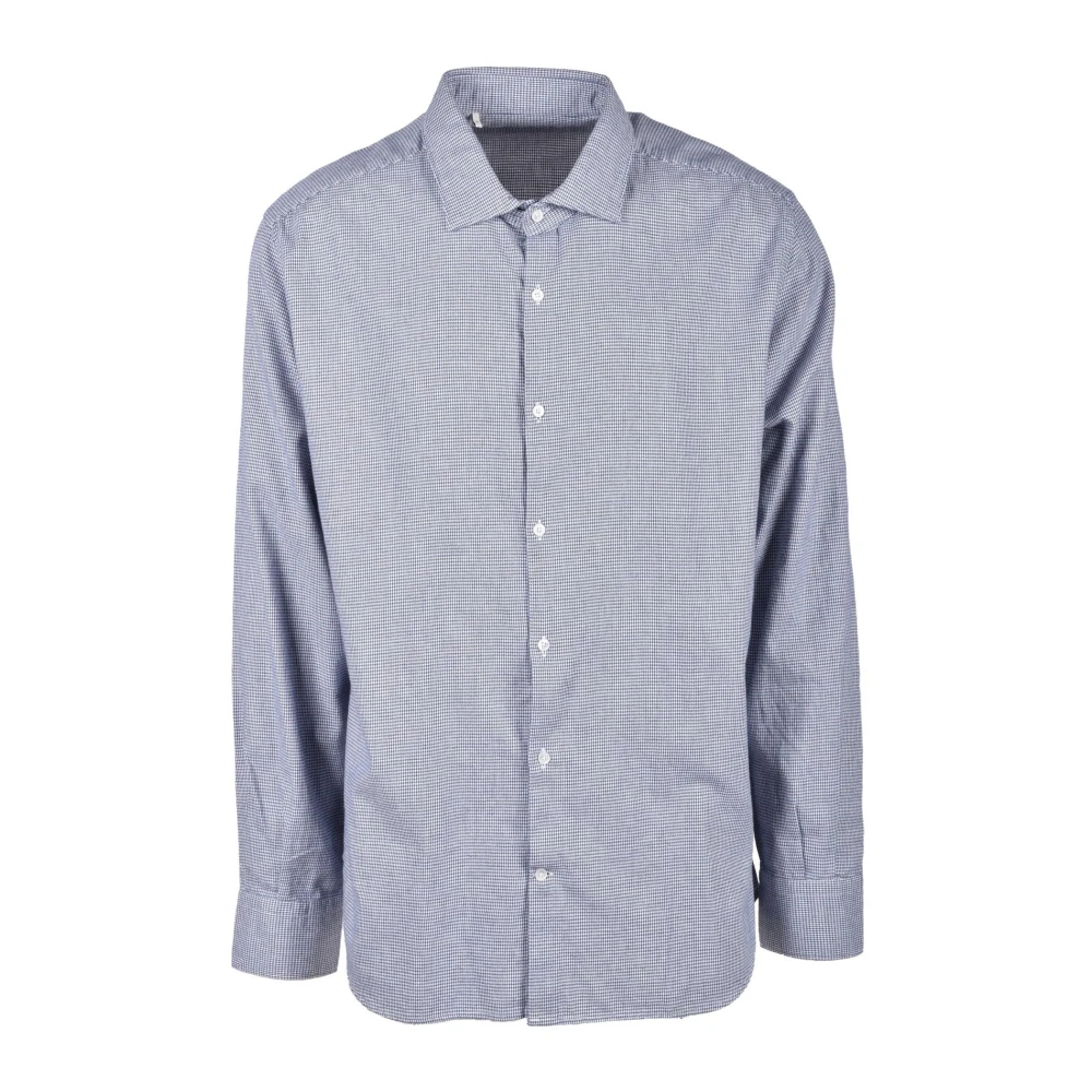 Brooksfield Katoenen Overhemd Blue Heren