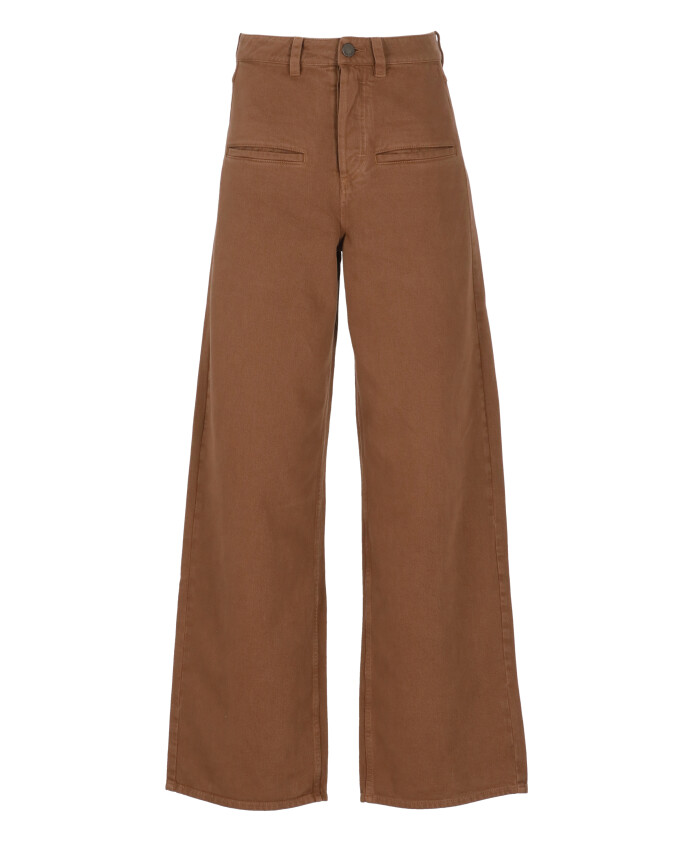 brown-cotton-pants-with-pockets